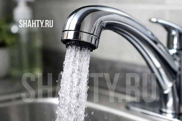 Масштабное отключение воды в г. Шахты: порыв водовода