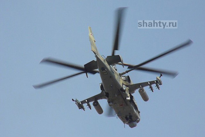 Рухнул военный вертолет в Ростовской области