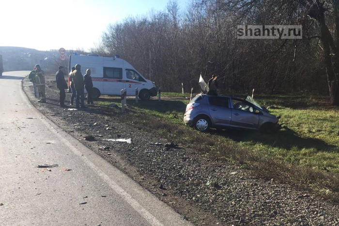 Погиб водитель Opel Corsa, столкнувшись с Камазом на дороге Гуково — Новошахтинск