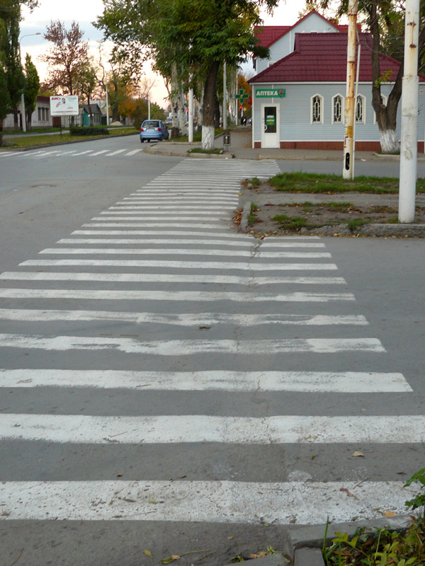 Дорожная разметка в г. Шахты